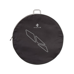 B bicycle wheel bag "M-WAVE", for 29" wheels, black/silver, with pock