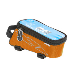 Rotterdam Top L Top Tube Bag Black/Orange (MOQ 50)