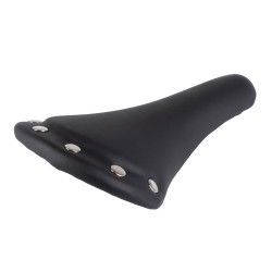 B rivets saddle, 276 x 152 mm, black (MOQ 30)