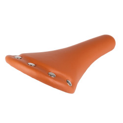 B rivets saddle, 276 x 152 mm, brown (MOQ 30)