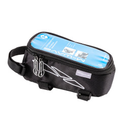 Rotterdam Top L tube bag Black/Grey (MOQ 50)