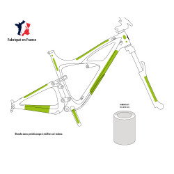 Pour VTT Et Route Cycle UK Stock Vélo Autocollant Cadre Kit de protection