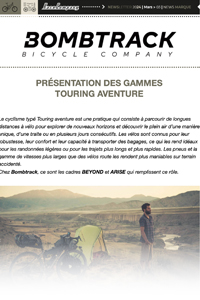 Bombtrack Touring aventure